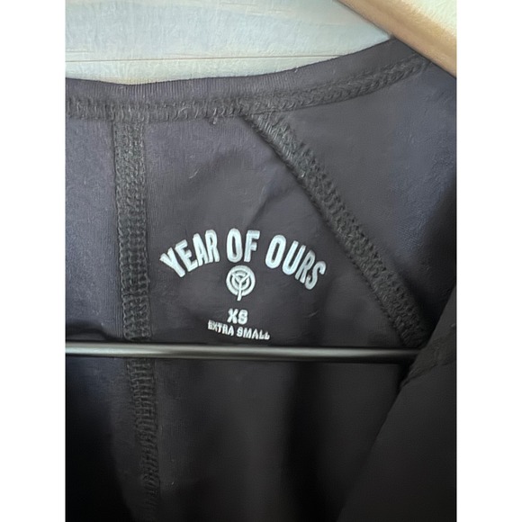 YEAR OF OURS Night Track One PIECE JUMPSUIT -Black Size XS - Picture 5 of 7